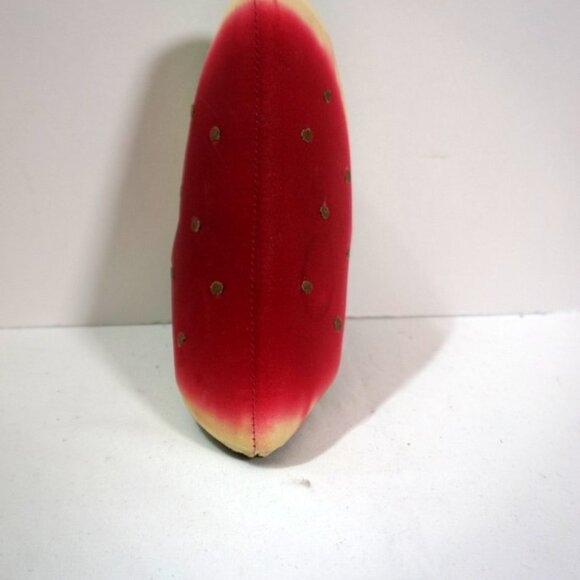 6" Fake Watermelon Slice Hard Plush w/ Seeds - Picture 3 of 6